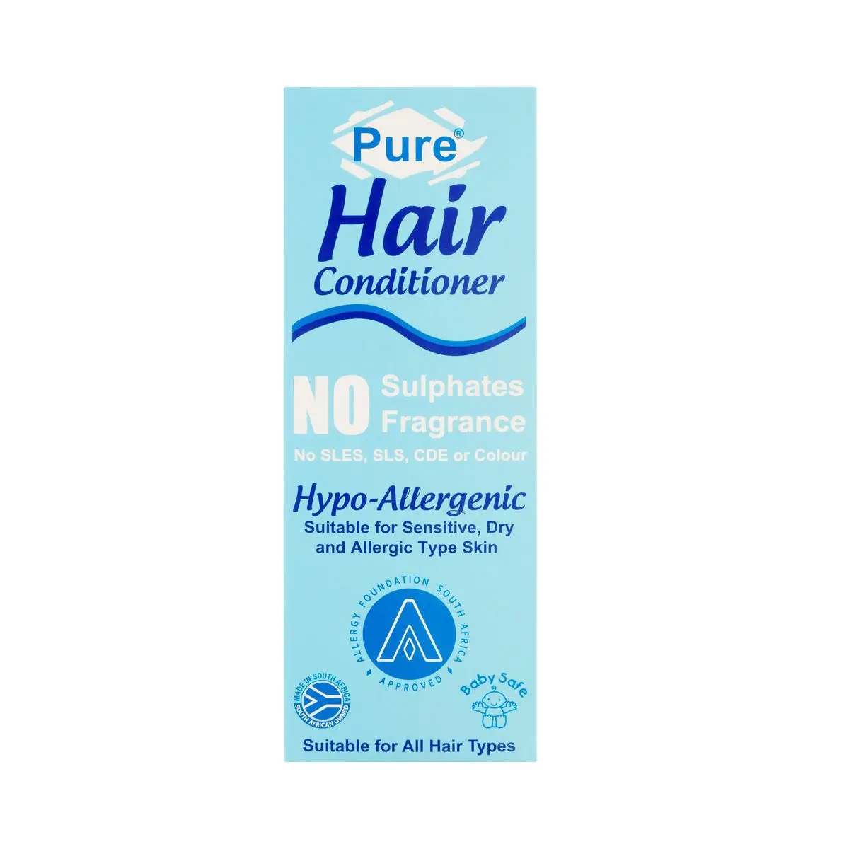 Front of Reitzer Pure Hair Conditioner 250 ml box on white background