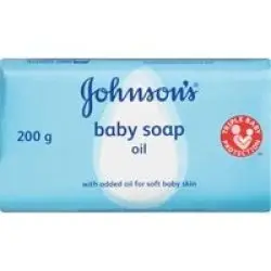Front of Johnson's Baby Soap Oil 200 g pack