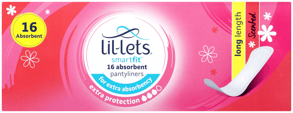 Lil-lets SmartFit Scented Pantyliners 16s