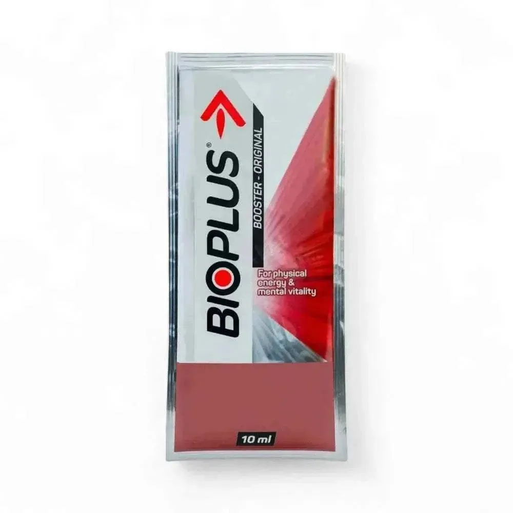 Front of Bioplus Booster Original 10ml sachet