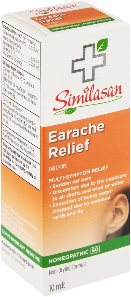 Similasan Earache Relief Drops 10ml