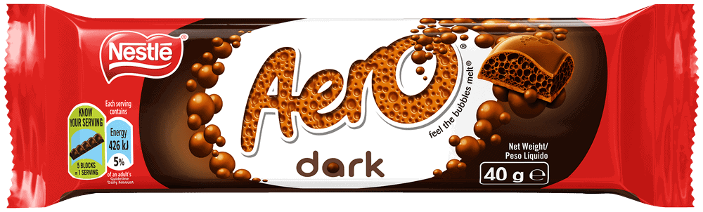 Nestlé Aero Dark Chocolate Bar 40g