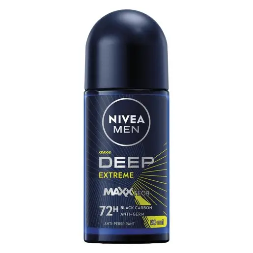 Front of NIVEA MEN Deep Extreme roll-on deodorant 50 ml