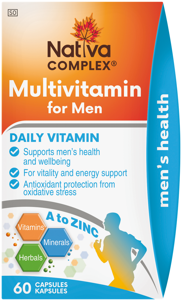 Nativa Complex Multivitamin Capsules for Men 60pk