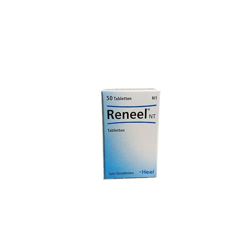 Front of Heel Reneel NT 50 Tabletten box