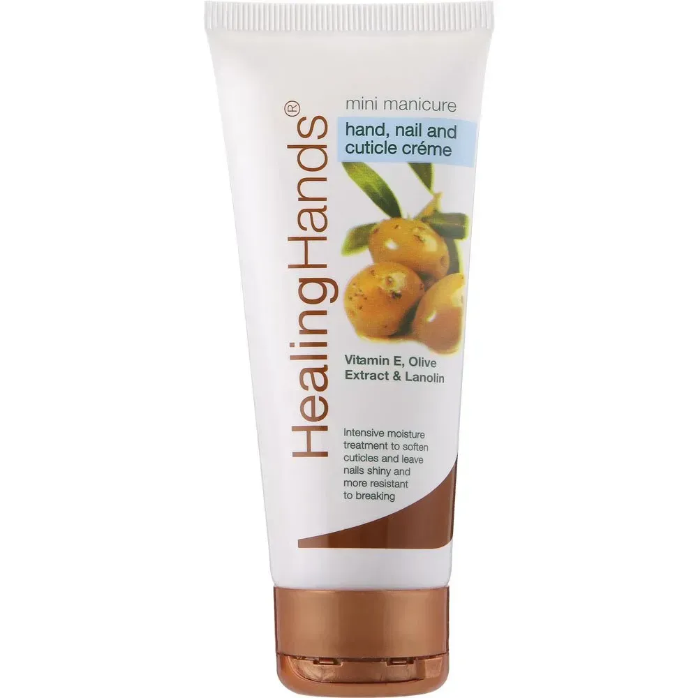 Front of Healing Hands Nail & Cuticle Creme tube, 75 ml