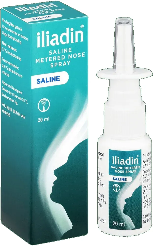 Iliadin Saline Metered Nose Spray 20ml