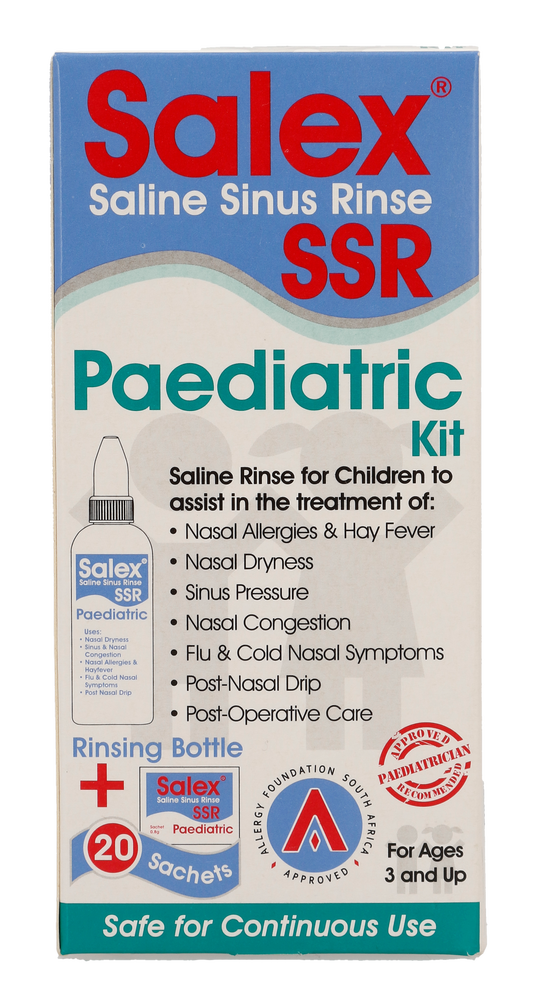 Salex Saline Sinus Rinse Paediatric Kit 20 x 0.8g