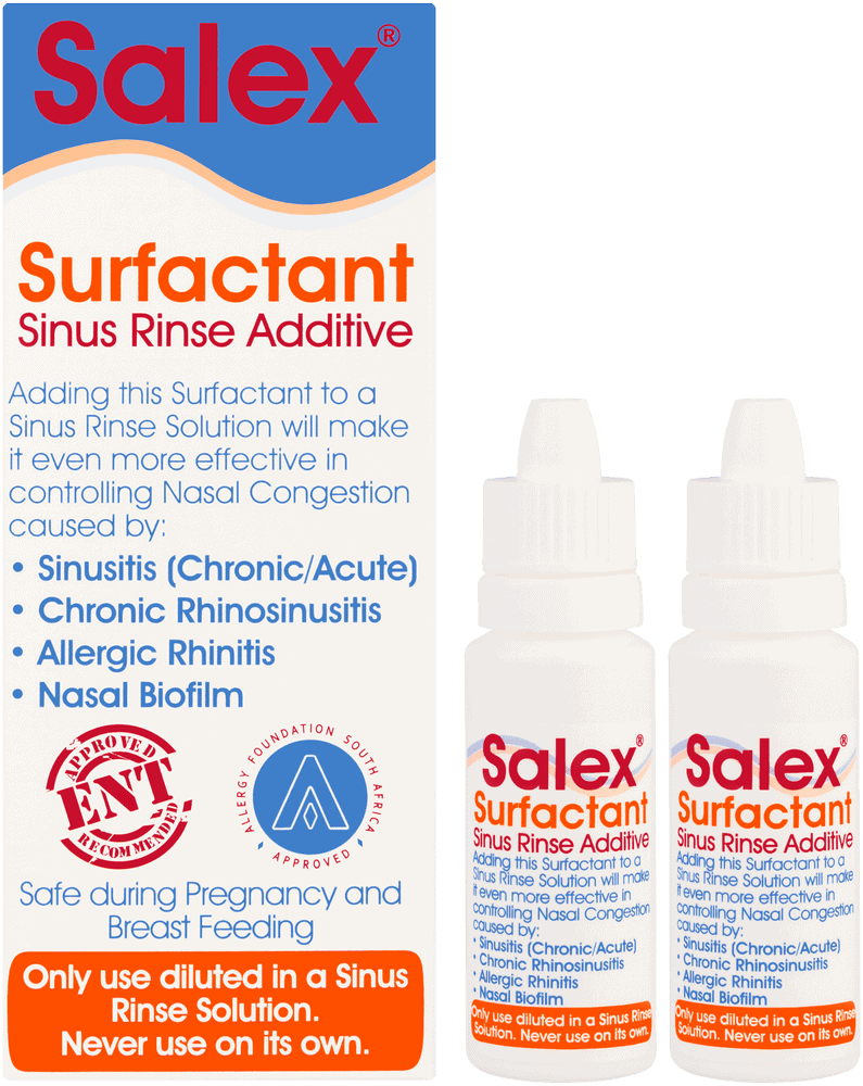 Salex Surfactant Sinus Rinse Additive 2 x 15ml