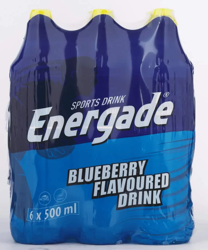 Energade Blueberry Flavoured Sports Drink 6 x 500ml