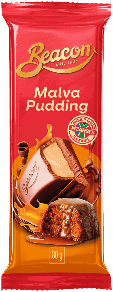 Beacon Malva Pudding Chocolate Slab 80g