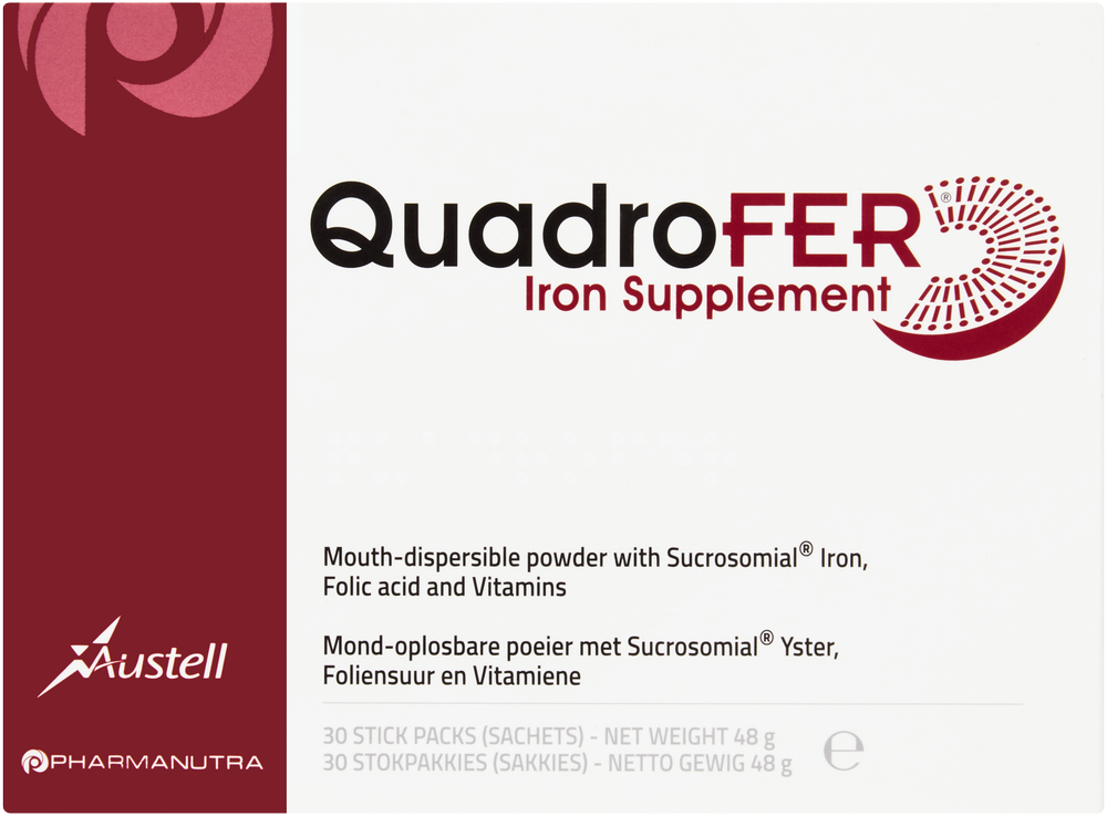 Quadrofer Iron Supplement 30pk