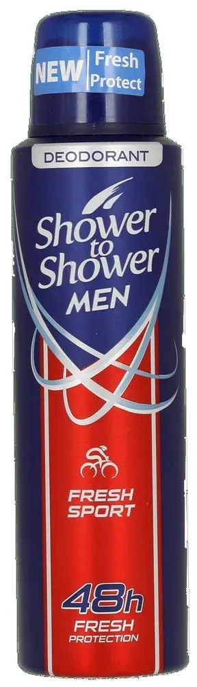 Shower To Shower Men Fresh Sport Deodorant Spray 150ml