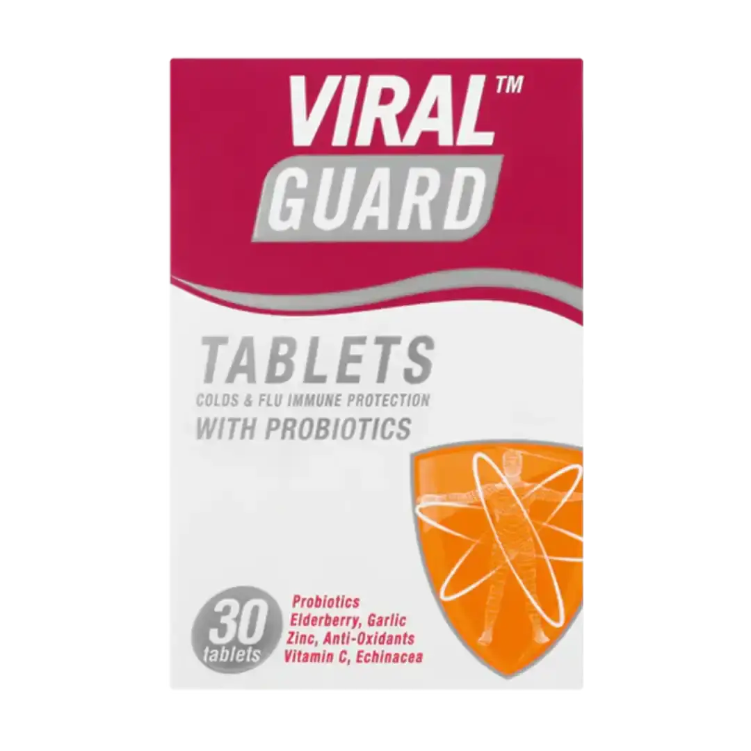 Front of Adcock Ingram Viral Guard Tablets 30's box