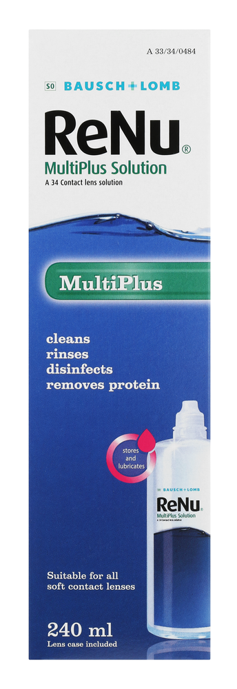 Renu MultiPlus Contact Lens Solution 240ml