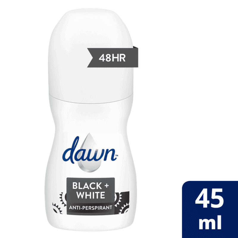 Dawn Black and White Antiperspirant Roll-On Deodorant 45ml