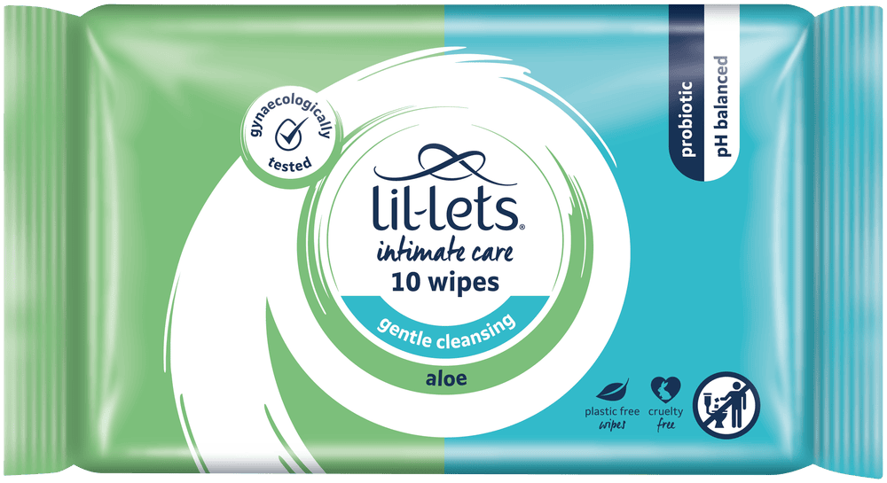 Lil-lets Intimate Care Aloe Wipes 10pk