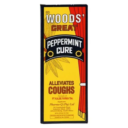 Front of Woods Great Peppermint Cure 100 ml box