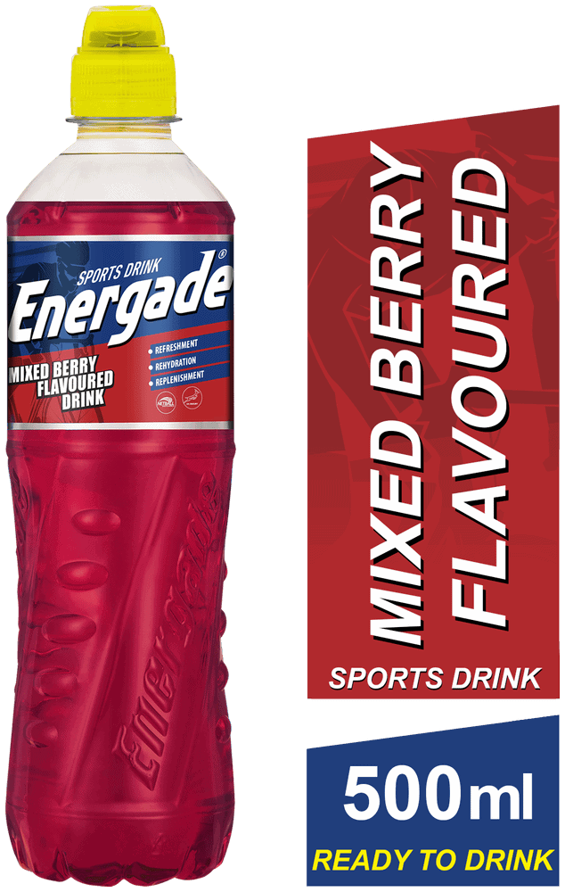 Energade Mixed Berry Flavoured Sports Drink 500ml