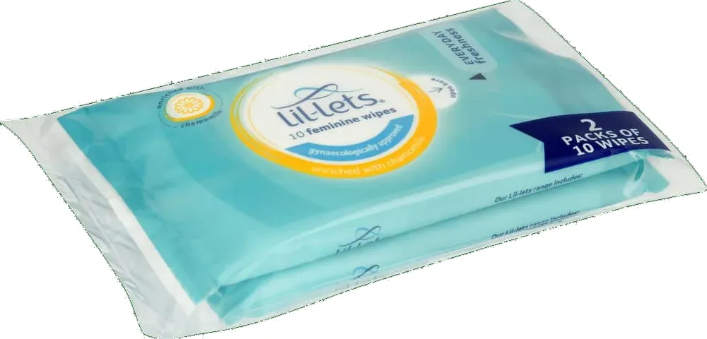 Lil-lets Chamomile Feminine Wipes 2 x 20pk