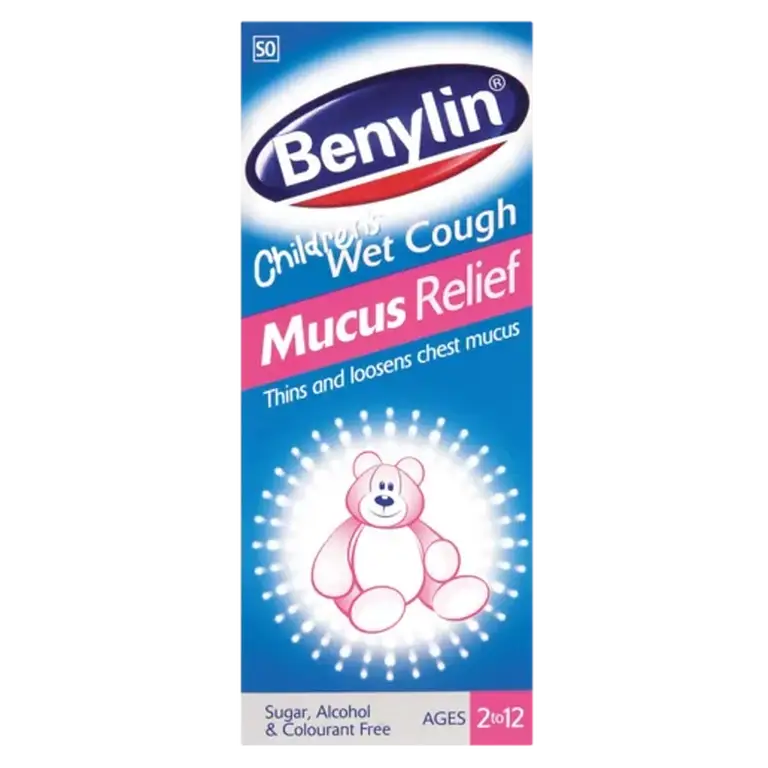 Front of Benylin Children's Wet Cough Mucus Relief 200 ml