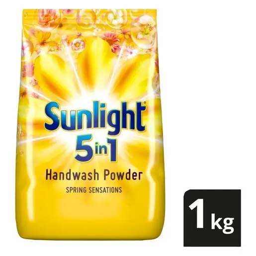 Front of Sunlight 5in1 Handwash Powder Spring Sensations 1kg bag, small image