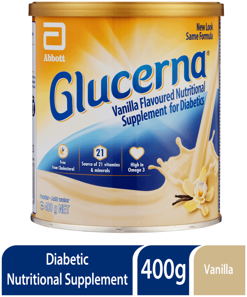 Glucerna Vanilla Flavoured Nutritional Supplement for Diabetics 400g