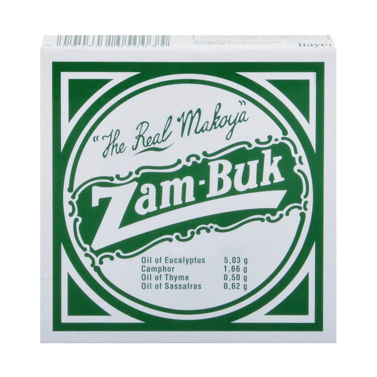 Front of Zam-Buk The Real Makoya Herbal Ointment 60g box