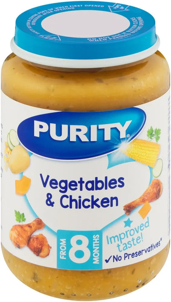Purity From 8 Months Vegetables & Chicken 200ml