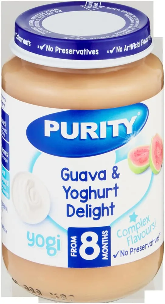 Purity From 8 Months Guava & Yoghurt Delight Yogi 200ml