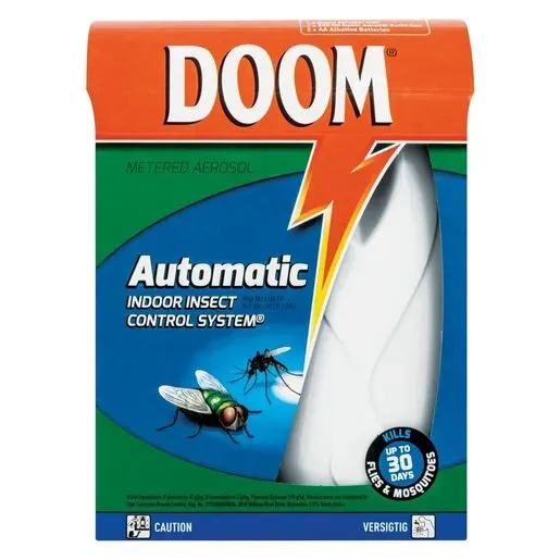 Front of Doom Automatic Indoor Insect Control System starter pack