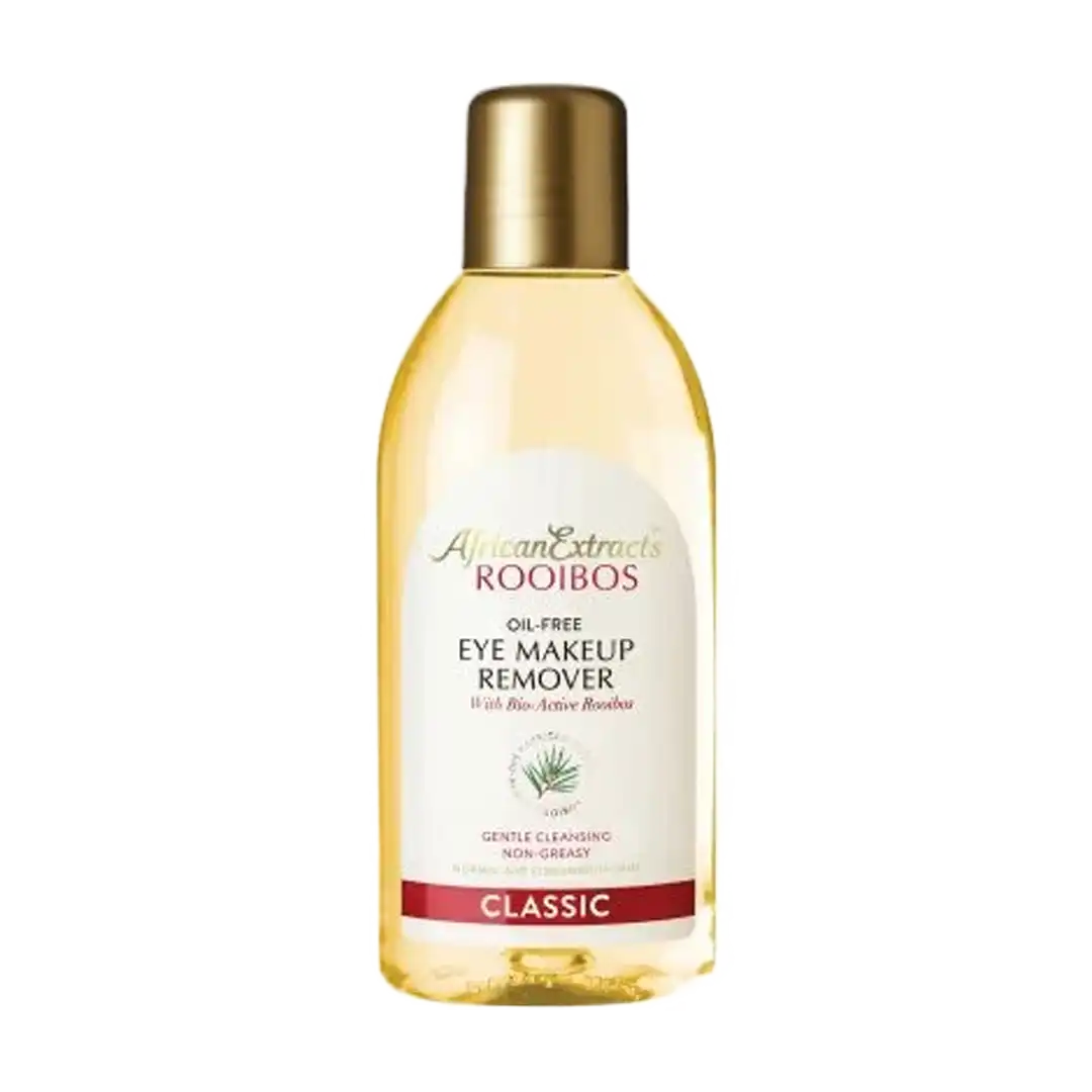 Front of African Extracts Rooibos Eye Makeup Remover 150 ml bottle
