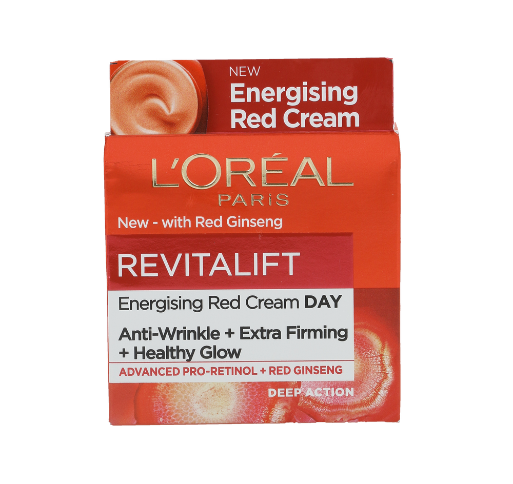L'oréal Paris Revitalift Energising Red Day Cream 50ml