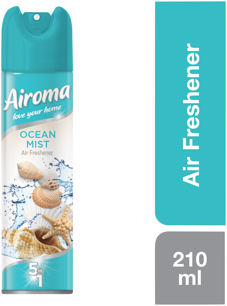Airoma 5-in-1 Ocean Mist Air Freshener 210ml