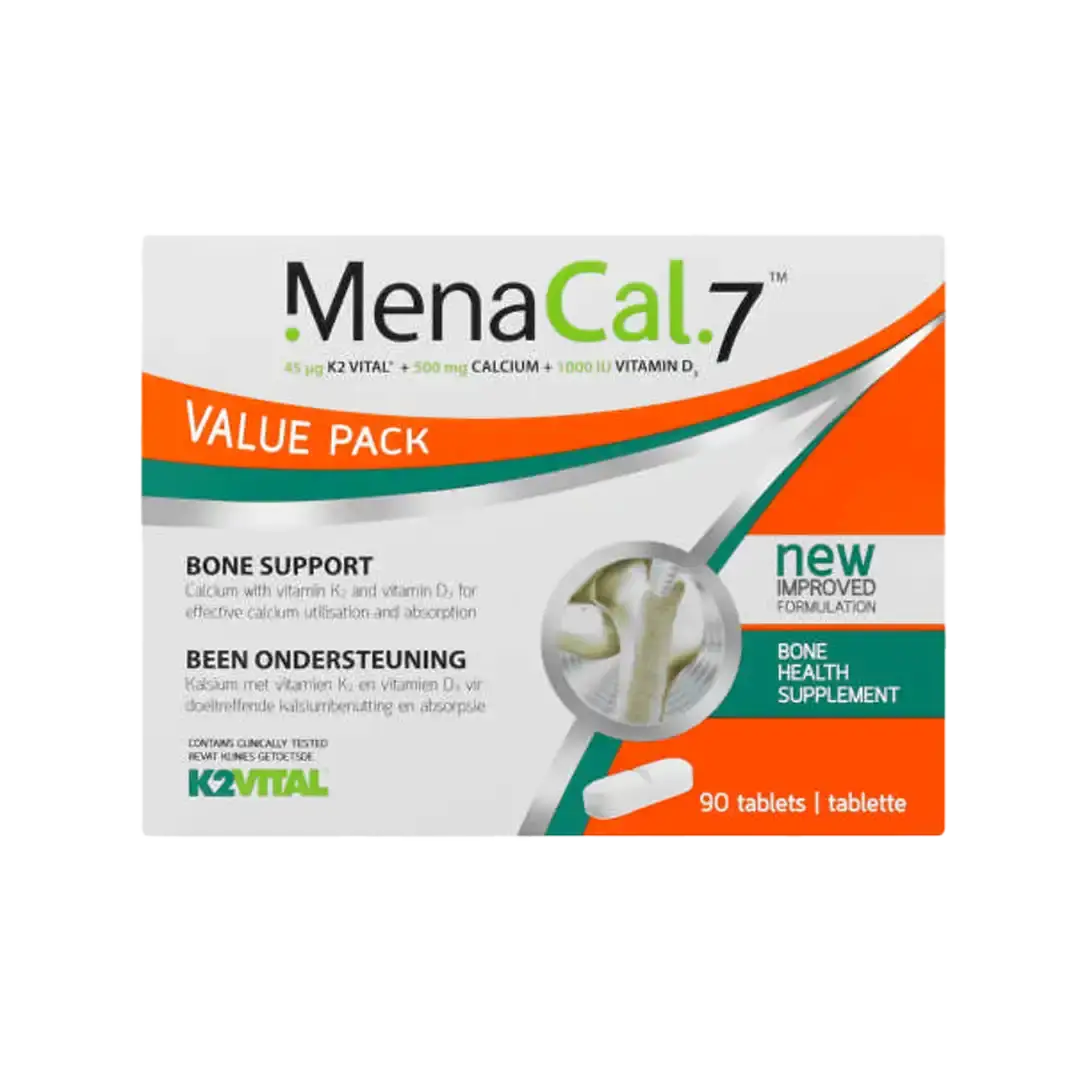 Front of Ascendis Pharma MenaCal.7 Bone Health Supplement, 90 tablets