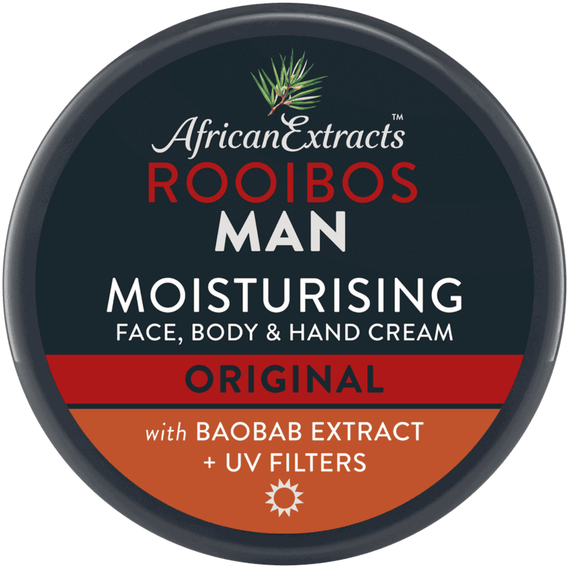 African Extracts Rooibos Man Original Moisturising Face, Body & Hand Cream 125ml